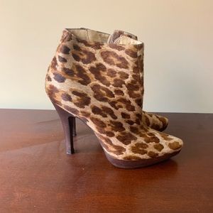 Steve Madden leopard print boots